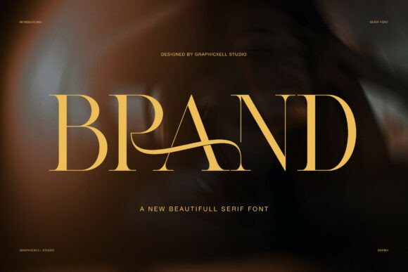 Brand: The Serif Typeface That Makes Simple Words Look Premium