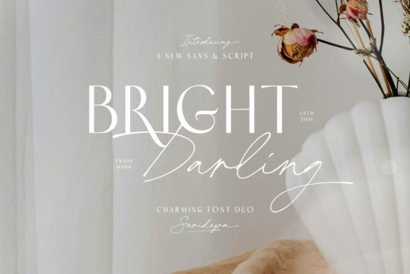 Bright Darling Duo: The Font Pairing That Balances Chic and Charm