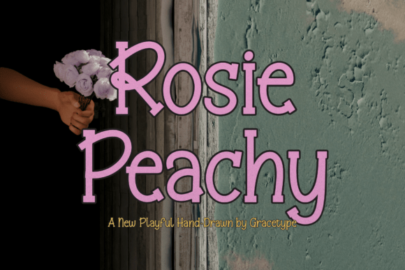 Bring Whimsy to Your Branding with the Rosie Peachy Typeface