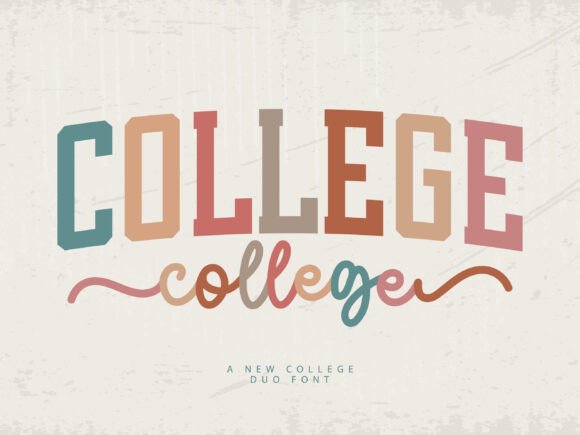 College Duo: The Typeface Pairing for Athletic and Vintage Branding
