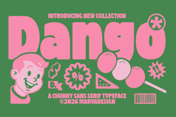 Dango: A Chunky Sans Serif for Bold Branding