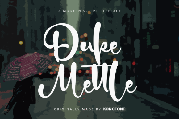 Duke Mettle: The Handwritten Font for Modern Creators
