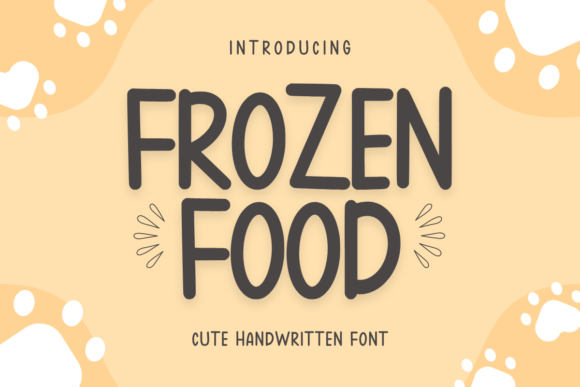 Frozen Food: The Handwritten Font That Brings Your Projects to Life