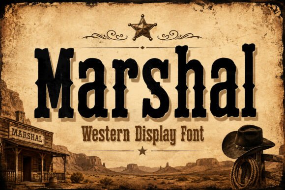 Marshal: The Western Display Font That Captures Frontier Spirit