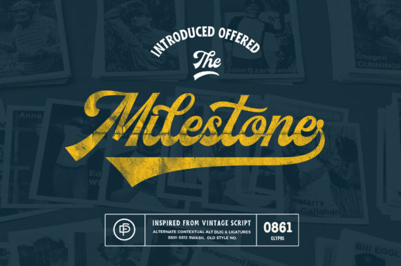 Milestone: A Vintage Typeface for Modern Branding