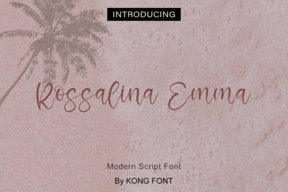 Rossalina Emma: A Script Font with a Playful, Modern Edge