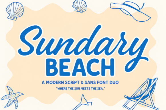 Sundary Beach Duo: The Font Pairing That Feels Like a Vacation