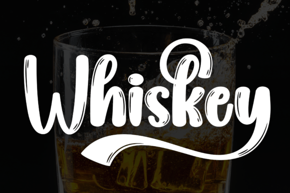 The Whiskey Font: A Sweet, Handwritten Touch for Modern Design